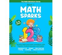 Math Sparks: Tracing Book & Preschool Workbook Age 3-4: | Learn to Write Numbers, Alphabet & More Fun (The Math Adventure Series: Math Sparks)