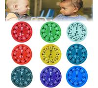 Math Spinner,9 Piezas Math Fact Fidget Spinner, Mini Spinner Silencioso para Matemáticas, Alivio del Estrés Math Number Spinner Juguete Sensorial, para Niños & Adultos(Suma y resta)