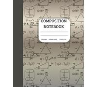 Math Themed Notebook for Students: Blank Lined Journal with Mathematics Cover Design for School and Home