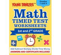Math Timed Test Worksheets 1st and 2nd Grade: 100 Days of Reproducible Speed Drills, Double-Digit Addition, Subtraction, Basic Multiplication, ... Math Series Worksheets from Blue Bow Books)