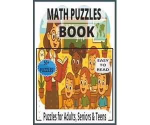 Math Vocabulary Word Puzzles: Greatness & Massive Themes | 6x9 Inch Book, 110 Pages, 55 Puzzles - Thoughtful Gift for Vacations, Holidays & Young Learners
