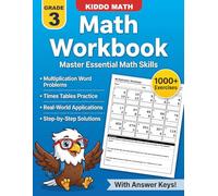 Math Workbook for Grade 3 - Multiplication Exercises with Word Problems: Over 1000 Multiplication Multi-Digit Exercises with Answer Key | Math Practice Workbook for Kids Ages 8-9