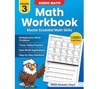 Math Workbook for Grade 3 - Multiplication Exercises with Word Problems: Over 1200 Multiplication Exercises with Answer Key | Multi-Digit Math Practice Workbook for Kids Ages 8-9