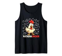 Mathemachicken, Profesor de matemáticas, Divertido Pollo matemático Camiseta sin Mangas