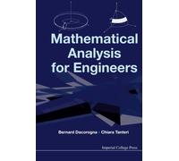 Mathematical Analysis For Engineers