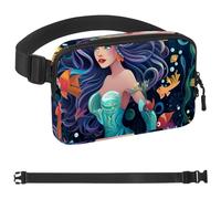 Mathematical Engineering Brain - Riñonera para correr para mujeres y hombres, riñonera cruzada con correa ajustable para deportes, Multicolor 20, 1.5x9.0x5.9in/4x23x15cm