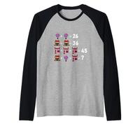 Mathematical Funny Riddle Puzzles Game Graphic Cool Designs Camiseta Manga Raglan