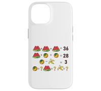 Mathematical Funny Riddle Puzzles Game Graphic Cool Designs Carcasa para iPhone 14