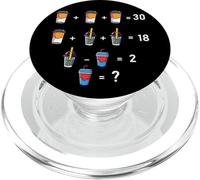 Mathematical Funny Riddle Puzzles Game Graphic Cool Designs PopSockets PopGrip para MagSafe