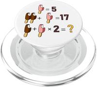 Mathematical Funny Riddle Puzzles Game Graphic Cool Designs PopSockets PopGrip para MagSafe