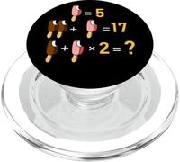 Mathematical Funny Riddle Puzzles Game Graphic Cool Designs PopSockets PopGrip para MagSafe