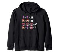 Mathematical Funny Riddle Puzzles Game Graphic Cool Designs Sudadera con Capucha
