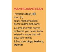 Mathematician Gifts: Lined Notebook Journal Paper Blank, an Appreciation Gift for Mathematician to Write in (Volume 4)