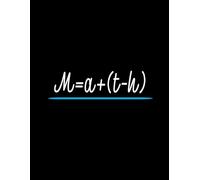 Mathematics Notebook 50 Sheets Grid Paper: - 8.5 x 11 Inches - Black Cover
