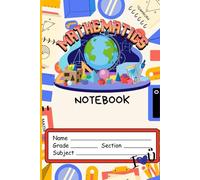 Mathematics Notebook Journal For College: Study note for Solving calculation problem | Formulas | Class-Notes and Exam Preparation note