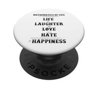 Mathematics of Life Complex Equation Formula Math Lover Fun PopSockets PopGrip Adhesivo