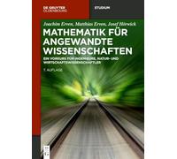 Mathematik für angewandte Wissenschaften: Ein Vorkurs für Ingenieure, Natur- und Wirtschaftswissenschaftler (de Gruyter Studium)