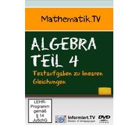 Mathematik.TV - Algebra Teil 4/Textaufgaben zu linearen Gleichungen [Alemania] [DVD]