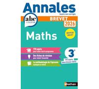 Mathématiques 3e: 170 sujets dont Brevet 2025