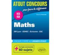 Mathématiques Aux Concours Dentrée Des Écoles De Commerce (em Lyon Edh