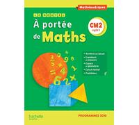Matemáticas CM2 ciclo 3 – El nuevo A À portée de Maths – Hachette Livre