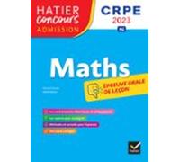 Mathématiques - Crpe 2023 - Epreuve Orale Dadmission (ebook)