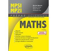 Mathématiques MPSI/MP2I - Programme 2021 (Prépas Sciences)