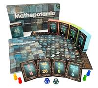 Mathepotamia Juego de matemáticas: cálculo y Tablas de multiplicar con 4 Niveles y 7 Modos para niños 5-9 años | Practicar matemáticas y cálculo Mental | Juego de Mesa Educativo Idea Regalo