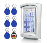 MATHFEL Smart Lock Cerradura electrónica para Puerta de Entrada, Cerradura con código Resistente a la Intemperie con RFID, IP66, 2 relés, abrepuertas con código, Cerradura Inteligente automática