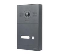 Mathfel Videoportero IP de 2 hilos con apertura de puerta, cámara Full HD, monitor de 7 pulgadas y control de aplicación, timbre de vídeo inteligente con intercomunicador (antracita, caja de