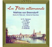 Mathias Von Brenndor Flute Allemande: Works for Solo Flu (CD) (Importación USA)