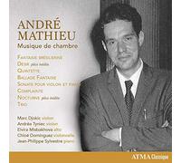 André Mathieu Andre Mathieu: Musique De Chambre (CD) Album