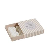 Mathilde M. Caja de 4 Decoraciones fondants en Cera perfumada Golondelle - Fleur de Coton