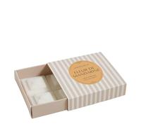 Mathilde M. Caja de 4 Decoraciones fondants en Cera perfumada Golondelle - Fleur de Mandarine