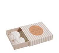 Mathilde M. Caja de 4 Decoraciones fondants en Cera perfumada Golondelle - Secret de Santal