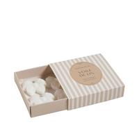 Mathilde M. Caja de 4 Decoraciones fondants en Cera perfumada Golondelle - Voile de Lin