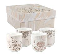 Mathilde M. - Juego de mesa de estilo Palazzo Bello (4 tazas de café).