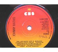 Mathis, Johnny Feel Like Makin Love 7" CBS SCBS3496 EX 1974