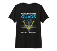 Mathletics Working On My Quads Algebra Algebra Math Teacher Camiseta Premium