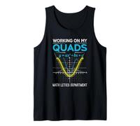Mathletics Working On My Quads Algebra Algebra Math Teacher Camiseta sin Mangas