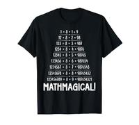 Mathmagic Números Problemas Cálculos Álgebra Profesor Camiseta