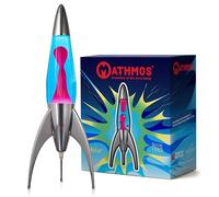 Mathmos lámpara de lava Telstar Rocket (Azul/Rosa)