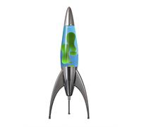 Mathmos lámpara de lava Telstar Rocket (Azul/Verde)