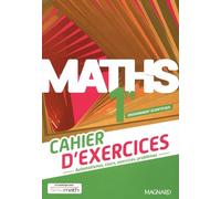 Maths 1re Enseignement scientifique: Cahier d'exercices