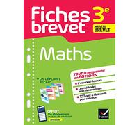 Maths 3e: Fiches de révision + un dépliant récap'