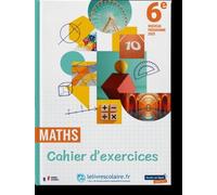 Maths 6e: Cahier d'exercices