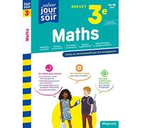 Cahier du jour/cahier du soir Maths Brevet 3e: Conçu et recommandé par les enseignants