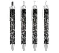 Math's Chemistry Physics Equations and Formulas - Bolígrafo retráctil de tinta azul, bolígrafo de trabajo para hombres y mujeres, 4 unidades