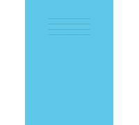 Maths Exercise Book 5mm Squared A4 Blue: Squares/Quad/Grid Ruled Paper Notebook School Maths Exercise Books 5mm (0.5cm) for Kids/ Children, 100 Pages A4, 90gsm