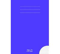 Maths Exercise Book A4 - 7mm Squared Paper 100 Page: Squared-Exercise Book for Kids, Students, and School Mathematics | A4 Notebook with Ruled Grid Paper (0.7cm Grid, 90 GSM)